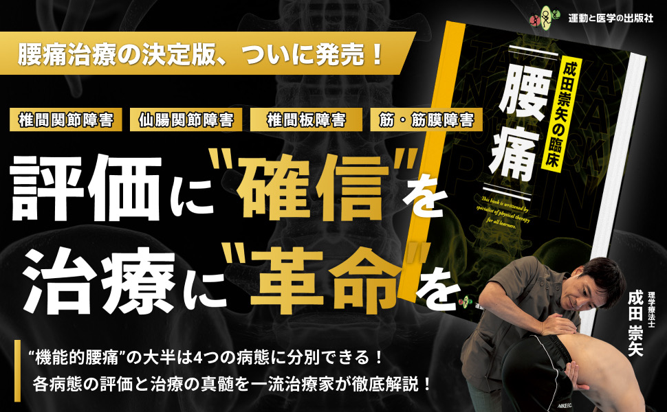 仙腸関節に対するシステマティックな評価とアプローチ ～病態分類と 